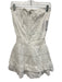 Temptation Positano Size S White Lace Detail Tube Top Drawstring tie Dress White / S