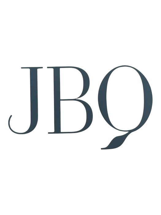 JBQ Black Leather gold metal accent Two Strand Belts Black / S