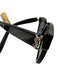 Saint Laurent Black Acetate Logo Detail Wayfarer Sunglasses Black