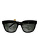 Saint Laurent Black Acetate Logo Detail Wayfarer Sunglasses Black