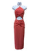 Significant Other Size 2 Pink Polyester Knit Halter Tie Neck Cutout Dress Pink / 2