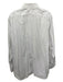 Ventura Size Est L White & Multi Cotton Grid Button up Men's Long Sleeve Shirt White & Multi / Est L