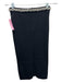 5a7 Cinq a Sept Size XS Black & Silver Viscose & Nylon Ribbed Beaded Skirt Set Black & Silver / XS