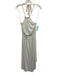 Ramy Brook Size XXS White & Beige Polyester Halter Top Rope Detail Dress White & Beige / XXS