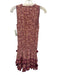 Poupette St. Barth Size XS Dusty Pink & Multi Viscose Sleeveless Mini Dress Dusty Pink & Multi / XS