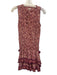 Poupette St. Barth Size XS Dusty Pink & Multi Viscose Sleeveless Mini Dress Dusty Pink & Multi / XS