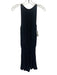 Ramy Brook Size XS Black Polyester Sleeveless Smocked Waist Pleated Mini Dress Black / XS