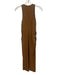 5a7 Cinq a Sept Size XS Light Brown Polyester & Elastane Sleeveless Midi Dress Light Brown / XS