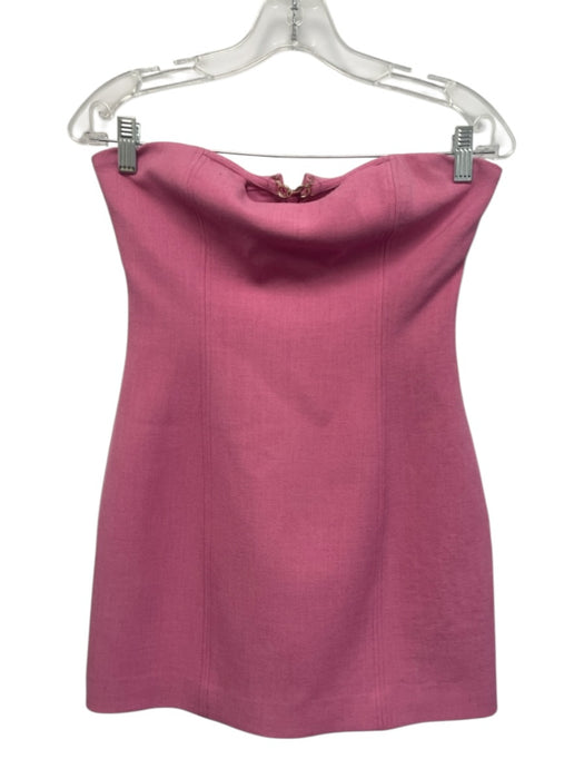 Significant Other Size 2 Bubblegum Pink Polyester Strapless Gold detail Dress Bubblegum Pink / 2