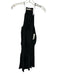 Ramy Brook Size XS Black Polyester Sleeveless Smocked Waist Piping Detail Dress Black / XS