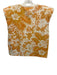 AMUR Size XS Yellow, Orange, White Cotton Shoulder Pads Floral Print Top Yellow, Orange, White / XS
