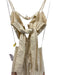 Johanna Ortiz Size 3 Beige, Pink, Brown Cotton Embroidered Sleeveless Dress Beige, Pink, Brown / 3