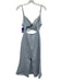 Significant Other Size 2 Light Blue Cotton Textured Sleeveless Cut Outs Dress Light Blue / 2