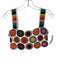 Farm Rio Size XS Orange, Pink, Green Cotton Sleeveless Knit Scallop Detail Top Orange, Pink, Green / XS
