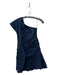 Derek Lam 10 Crosby Size 0 Navy Blue Cotton Tie Detail Side Zip Dress Navy Blue / 0