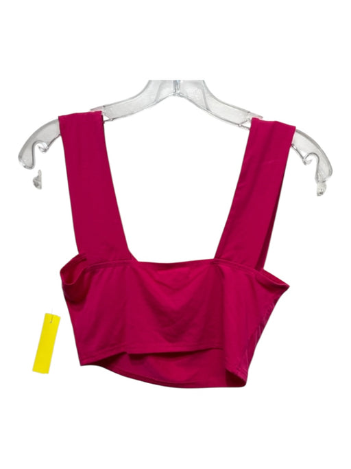 Reformation Size S Fushcia Tencel Elastic Waist Tie Detail Wrap Skirt Set Fushcia / S