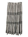 Tyler Boe Size XS Gray, White, Pink Linen & Rayon Short Puff Sleeve Skirt Set Gray, White, Pink / XS