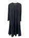 XiRENA Size S Black Cotton Long Sleeve Drop Waist Maxi Back Keyhole Dress Black / S