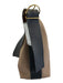 Cuyana Tan & Gray Viscose Blend Zip Close Woven Outer Pockets Bag Tan & Gray / Large