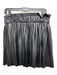 Do + Be Size L Black Polyester & Polymaide Pleated Mini A Line Skirt Black / L