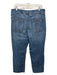 Pilcro Size 30 Medium Wash Cotton Denim Mid Rise Straight Leg Panel Detail Jeans Medium Wash / 30