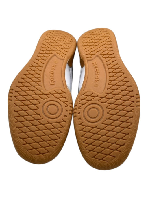 Reebok Shoe Size 7.5 White, Black, Brown Leather Low Top Lace Up Sneakers White, Black, Brown / 7.5