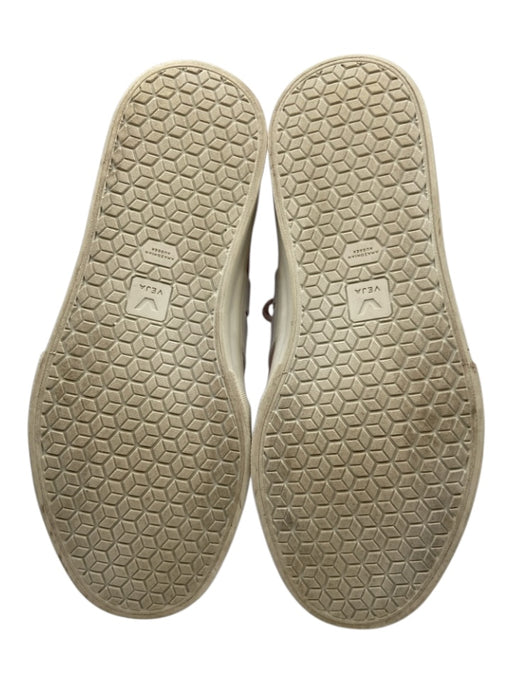 Veja Shoe Size 9 Purple & White Leather Low Top Lace Up Sneakers Purple & White / 9