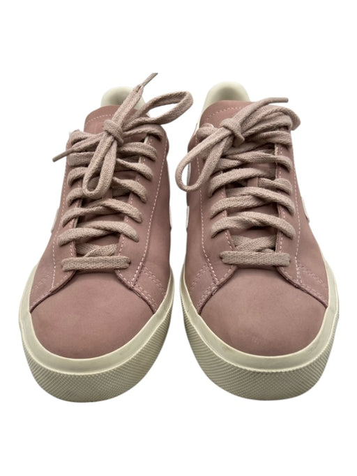 Veja Shoe Size 9 Purple & White Leather Low Top Lace Up Sneakers Purple & White / 9