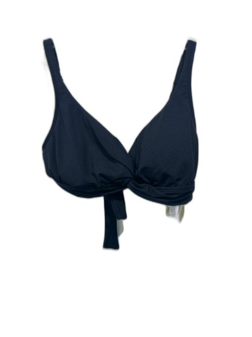Cerulean Sea Size 8 Black Nylon Blend Twist Front Adjustable Strap Swimsuit Black / 8
