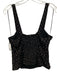 Paige Size 12 Black & Beige Viscose Sleeveless Polka Dot Gathered Pleats Top Black & Beige / 12