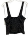 Paige Size 12 Black & Beige Viscose Sleeveless Polka Dot Gathered Pleats Top Black & Beige / 12