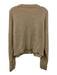 Lovers and Friends Size XL Beige Wool Blend V Neck Cardigan Beige / XL
