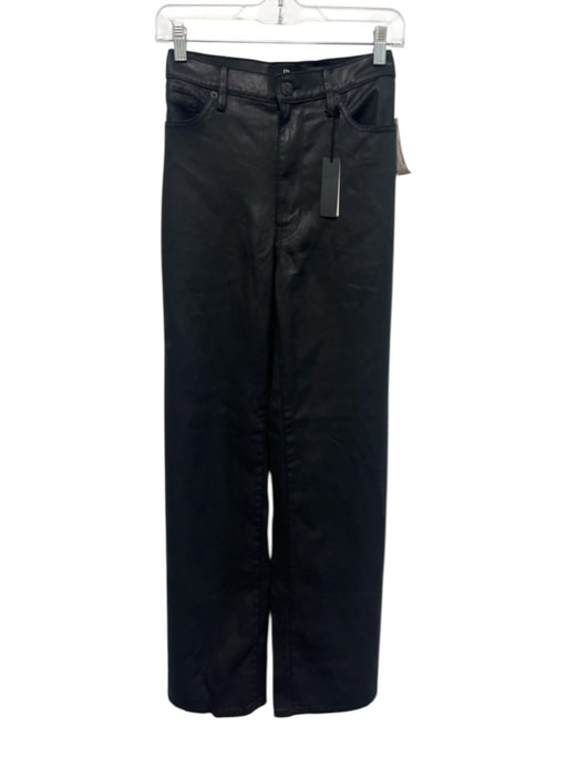 Banana Republic Size 29 Black Lyocell High Rise Zip Fly Wide Leg Pants Black / 29