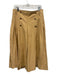 Maeve Size 8T Khaki Cotton Blend High Rise Pleated Sailor Buttons Cropped Pants Khaki / 8T