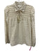 Cleobella Size Medium Brown, green, yellow Long Sleeve Floral Swiss Dot Top Brown, green, yellow / Medium