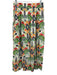 Emily McCarthy Size Small Green, Red, Navy Cotton Elastic Waist Floral Skirt Green, Red, Navy / Small