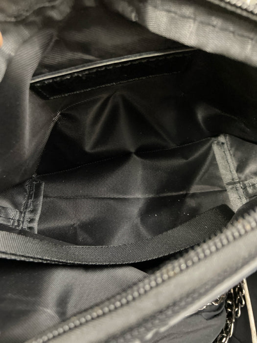 Bao Bao Issey Miyake Gunmetal & black PVC Geometric Rectangular Detachable Bag