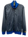 Adidas Size L Blue Synthetic Solid Athletic Zip Up Men's Jacket Blue / L
