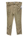 Peter Millar Size 32 Beige Cotton Blend Cordouroy Slim Khakis Men's Pants Beige / 32