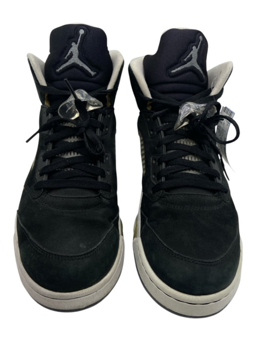Jordan Shoe Size 12 Black Leather Solid Basketball Sneaker Men's Shoes Black / 12