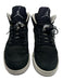 Jordan Shoe Size 12 Black Leather Solid Basketball Sneaker Men's Shoes Black / 12