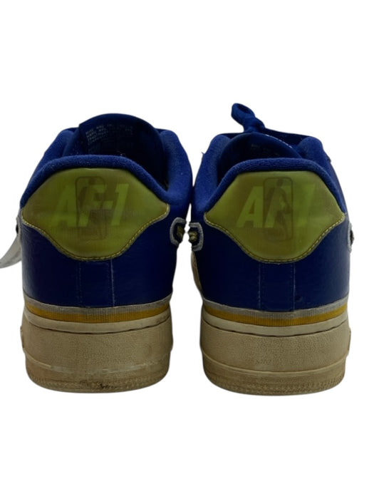 Nike Shoe Size 10 AS IS Blue & Yellow Leather Solid Sneaker Men's Shoes Blue & Yellow / 10