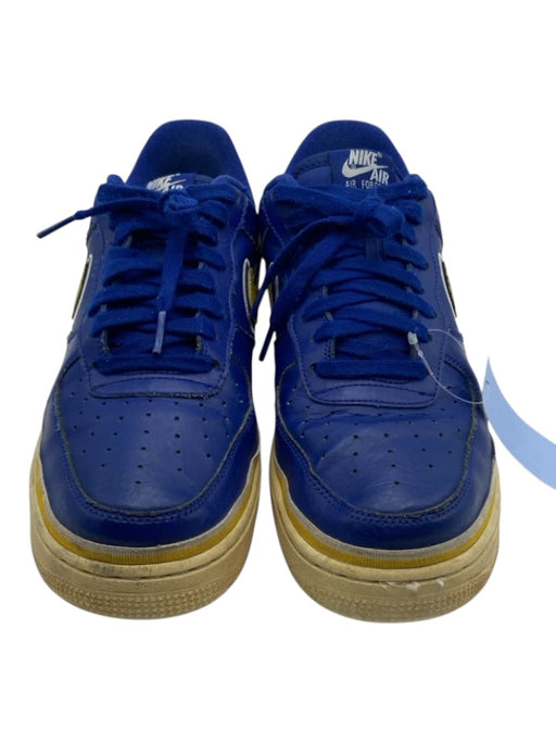 Nike Shoe Size 10 AS IS Blue & Yellow Leather Solid Sneaker Men's Shoes Blue & Yellow / 10