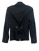 Derek Lam 10 Crosby Size 6 Black Cotton Blend One Button Blazer Jacket Black / 6