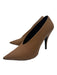 Stella McCartney Shoe Size 37.5 Brown Leather Closed toe Pointed Toe Pumps Brown / 37.5