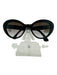 Prada Black & Gray Acetate Gradient Cat Eye Sunglasses Black & Gray