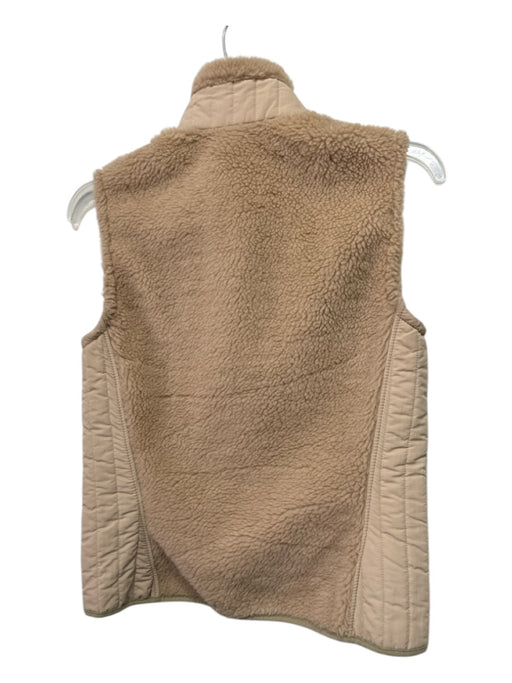 Patagonia Size XS Beige Polyester Fleece Zip Synchilla Vest Beige / XS