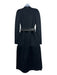 Mackage Size Small Black Wool Long Sleeve Open Front Belt Inc. Pockets Coat Black / Small