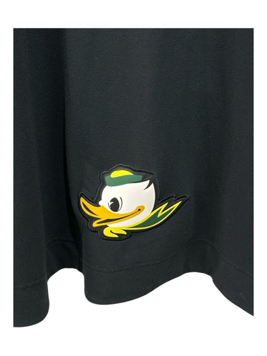 Nike Size XL Black Cotton Blend Solid Hoodie Zip Up Men's Jacket Black / XL