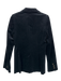 & Other Stories Size 4 Black Cotton Blend Corduroy Two Button Blazer Jacket Black / 4